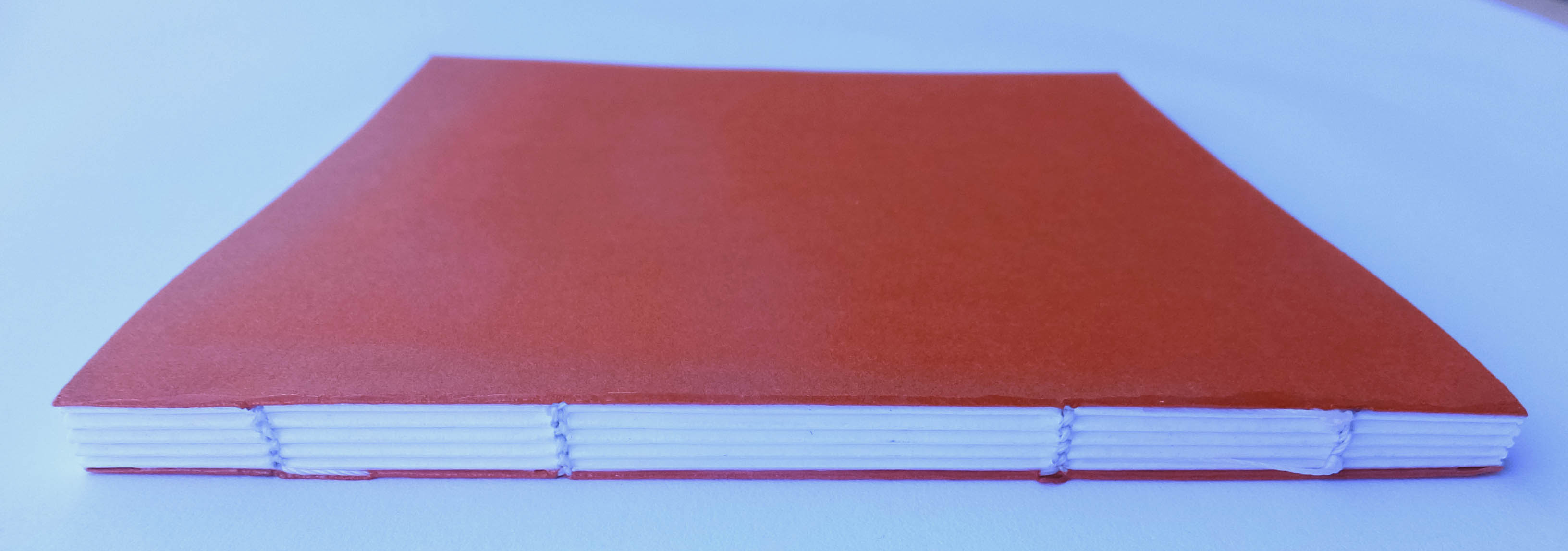 Square journal with coloured card cover